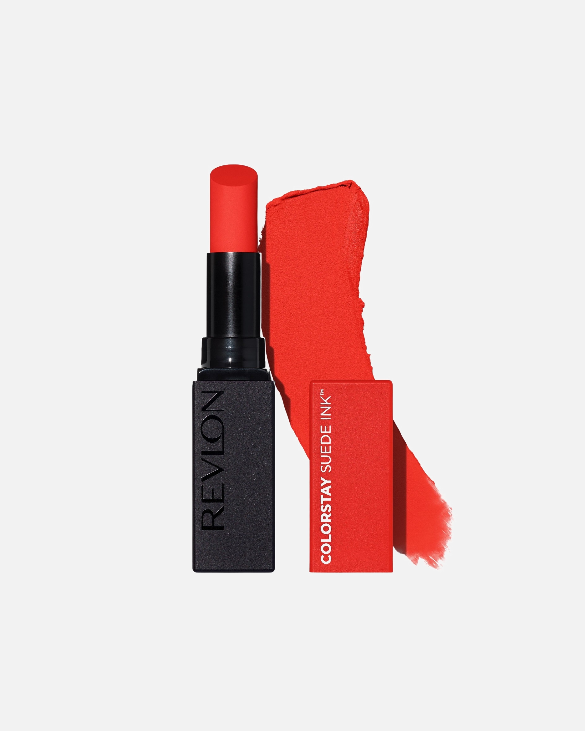 Lippenstift für Unisex Revlon ColorStay™ Revlon ColorStay Suede Ink Lippenstift, deckend, langanhaltend, nicht übertragend, mit Vitamin E, wasserfest, 008 That Girl, 2.55g 2.55 g