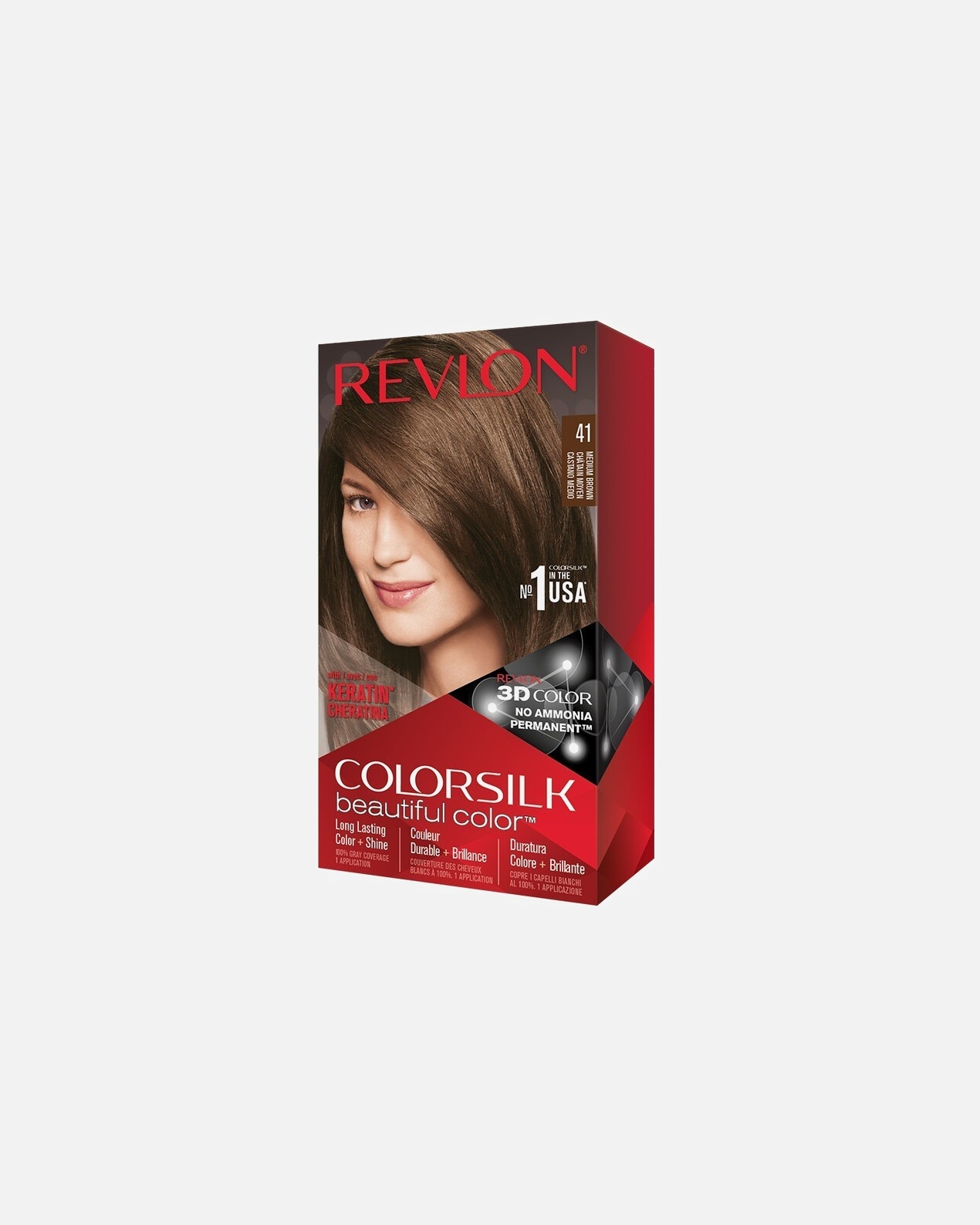Haarfarbe für Unisex Revlon ColorSilk Beautiful Color 1 Stück