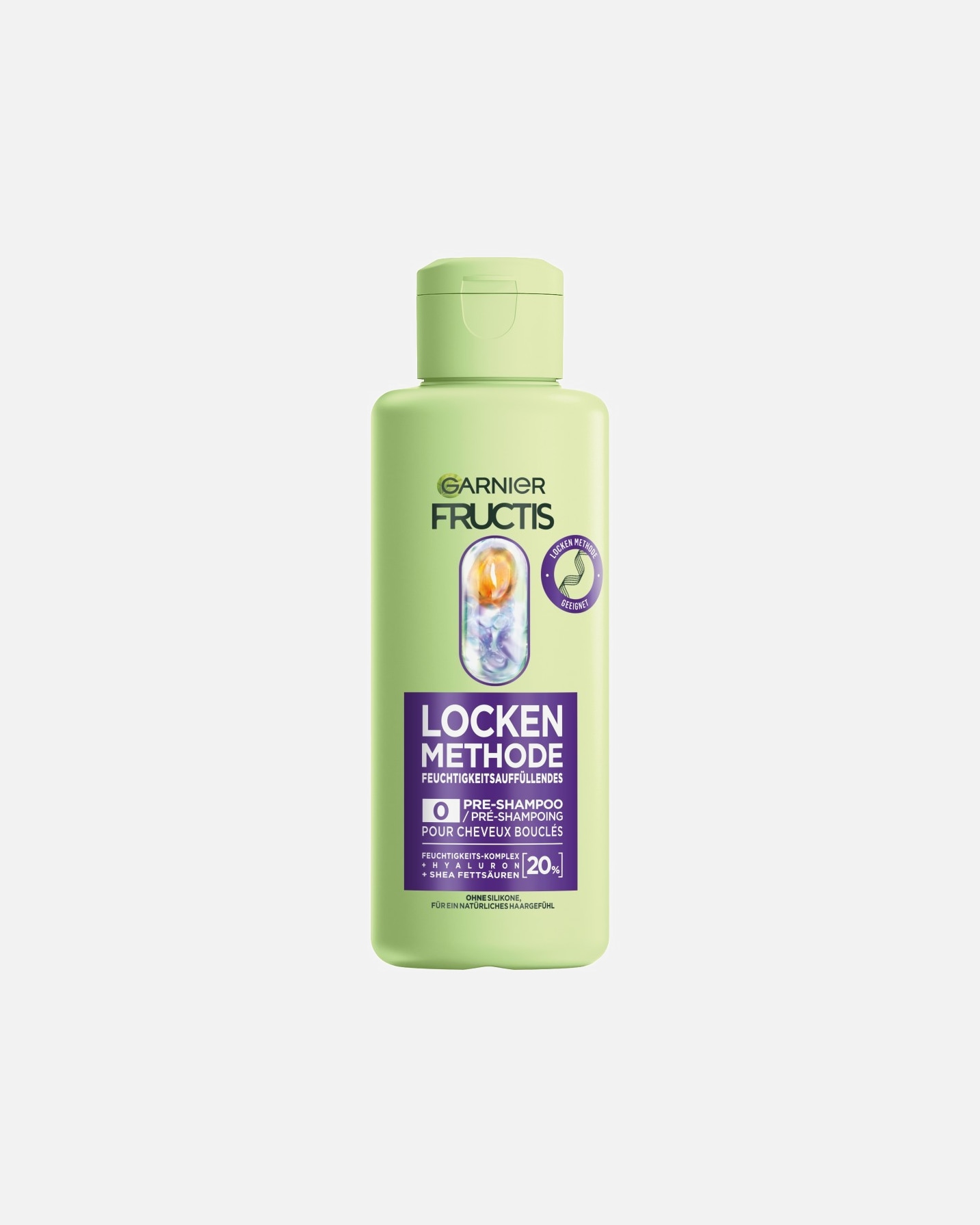 Shampoo für Unisex Garnier Fructis Locken Methode Feuchtigkeitsauffüllendes Pre-Shampoo für alle Arten von Locken 200 ml