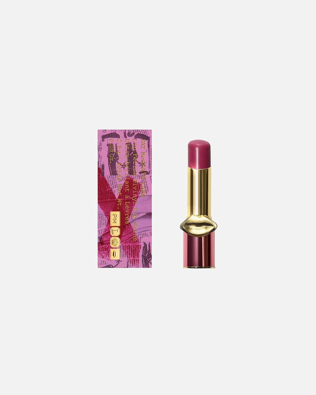 Lippenstift für Unisex Pat McGrath Labs Lip Fetish Divinyl Lip Shine BELLE AMOUR