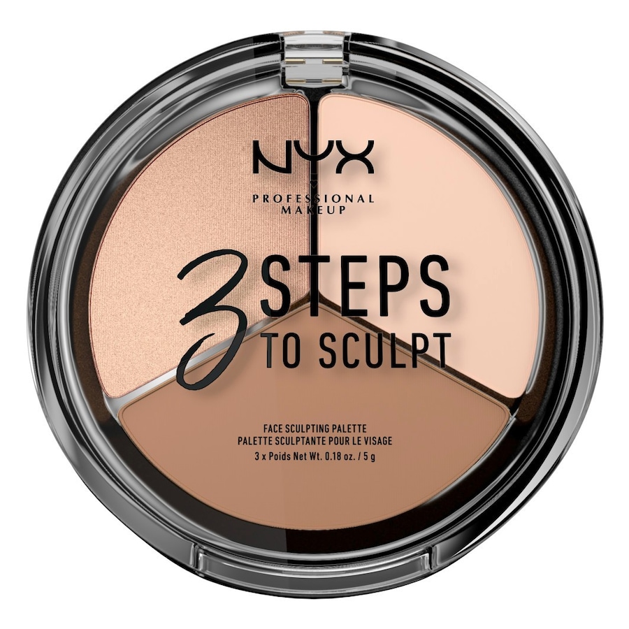 NYX Professional Makeup 3 Steps To Sculpt Puder FAIR - 5 g Hellbraun
