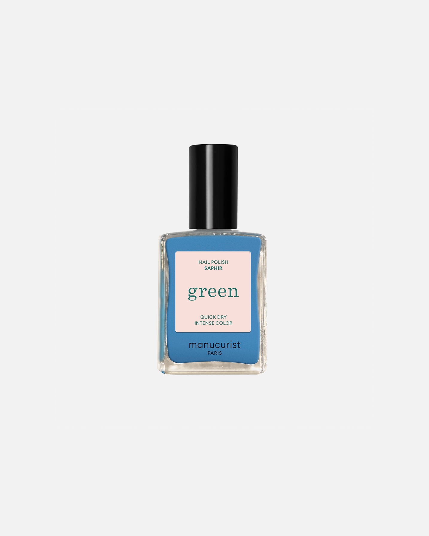 Nagellack für Unisex manucurist green Quick Dry #407FB2 - SAPHIR