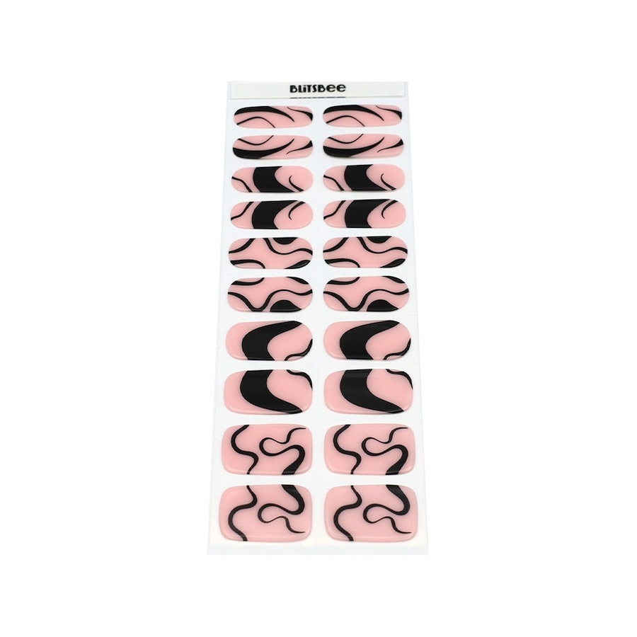 Blitsbee Gel Nail Sticker Midnight Glam Nagelsticker MIDNIGHT GLAM Nude