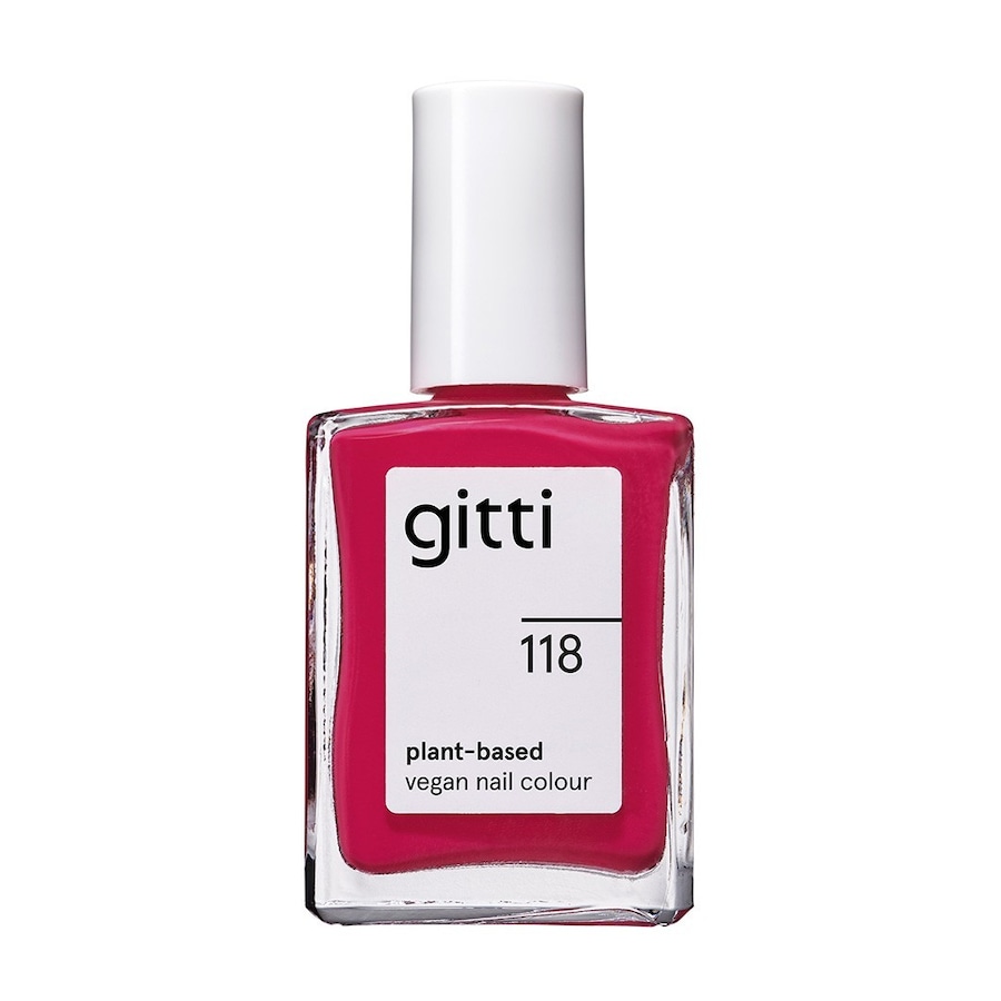 gitti no. 118 Nagellack - RASPBERRY RED 15 ml Pink