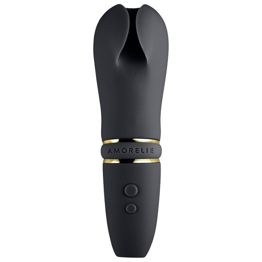 Amorelie Snog – Auflegevibrator Vibrator (USB) Grey Schwarz Damen