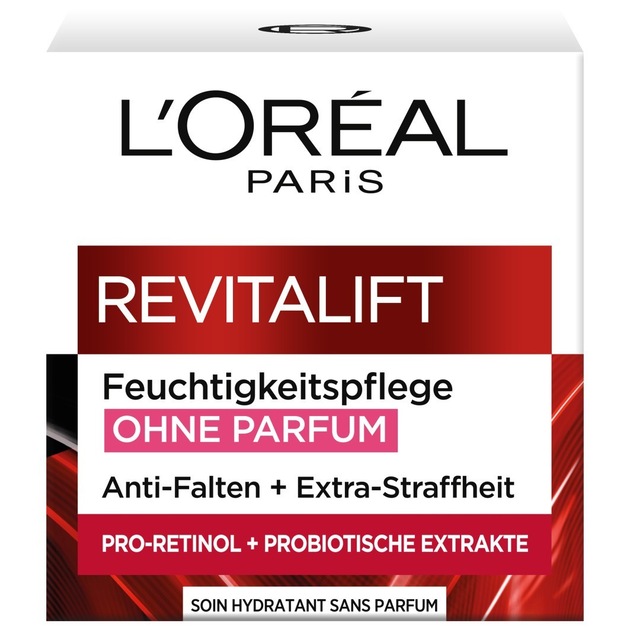 L’Oréal Paris Revitalift Feuchtigkeitspflege ohne Parfum