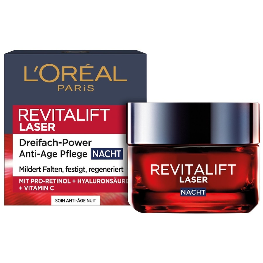 L’Oréal Paris Revitalift Laser Dreifach-Power Anti-Age Nachtcreme 50 ml Damen