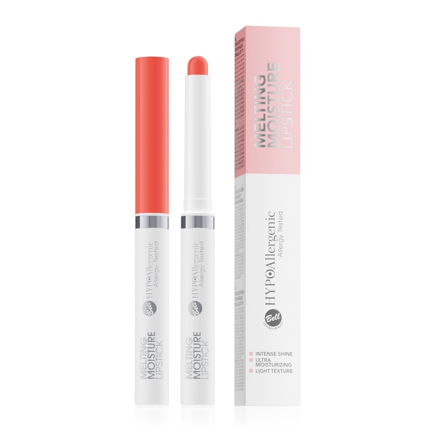 Bell Hypo Allergenic Melting Moisture Lipstick Lippenstift 04 - FRECH CORAL 1.5 g Coral