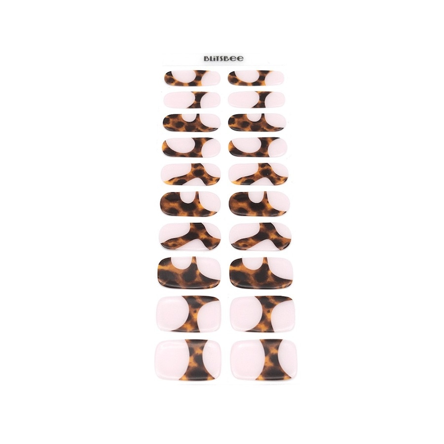 Blitsbee Gel Nail Sticker Turtle Twist Nagelsticker TURTLE TWIST Weiss