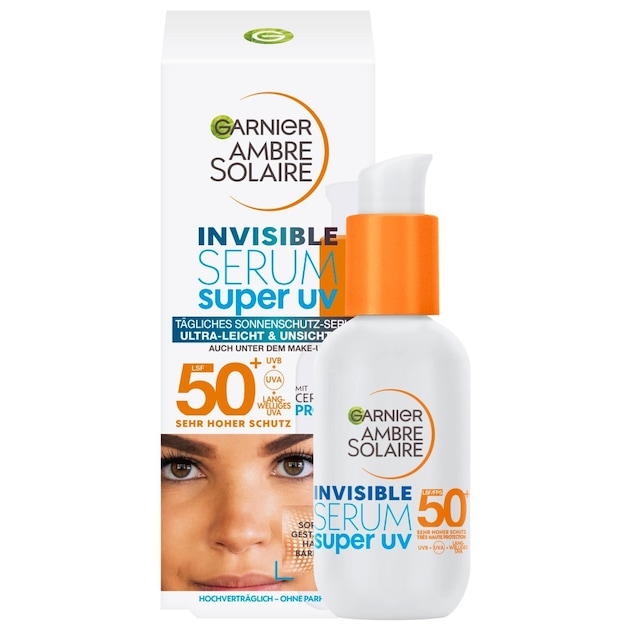 Garnier Ambre Solaire Invisible Serum Super UV Sonnenschutz-Serum LSF 50+