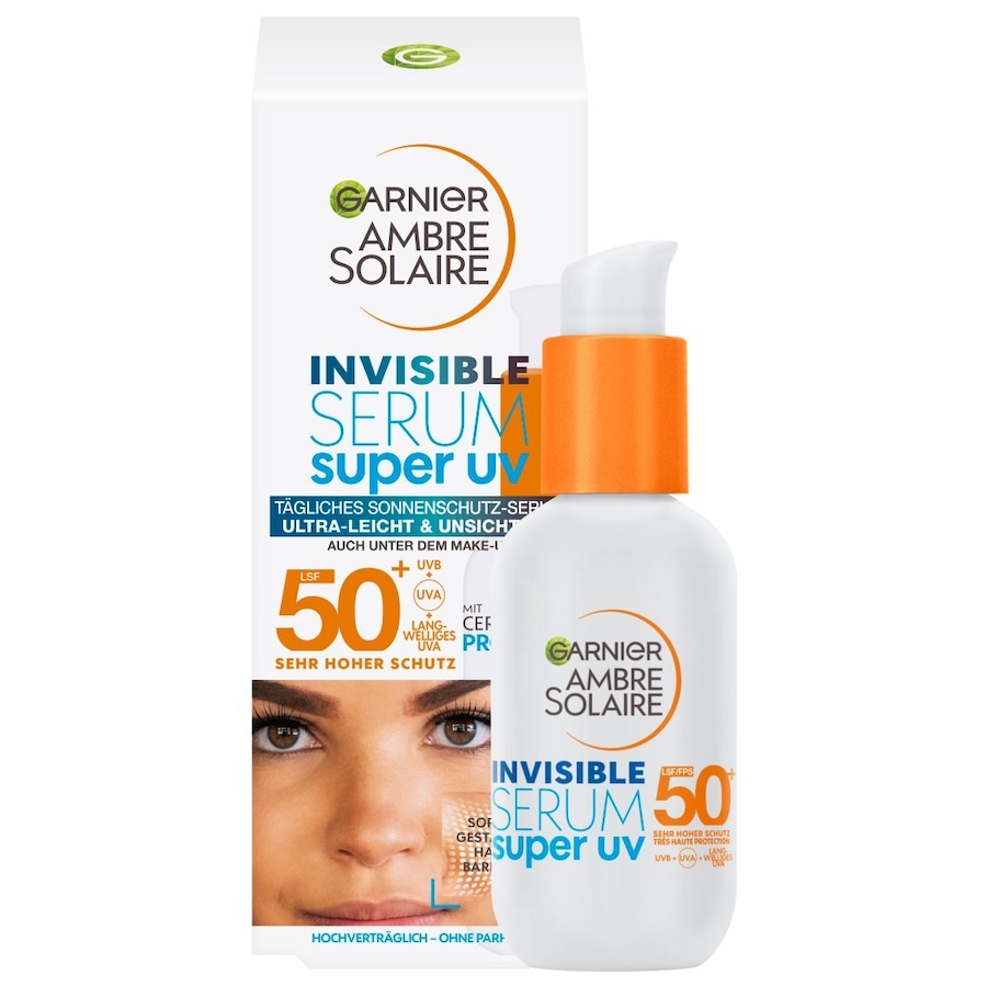 Garnier Ambre Solaire Invisible Serum Super UV Sonnenschutz-Serum LSF 50+Gesicht | 30.0 ml | 433,00 / 1.0 l