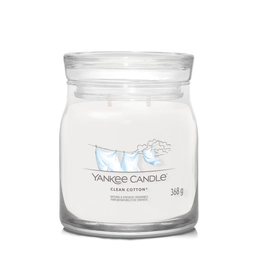 YANKEE CANDLE Clean Cotton Kerze 368 g