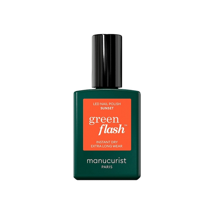 manucurist green flash Instant Dry Extra Long Wear Nagellack 32109 - ORANGE 15 ml Coral