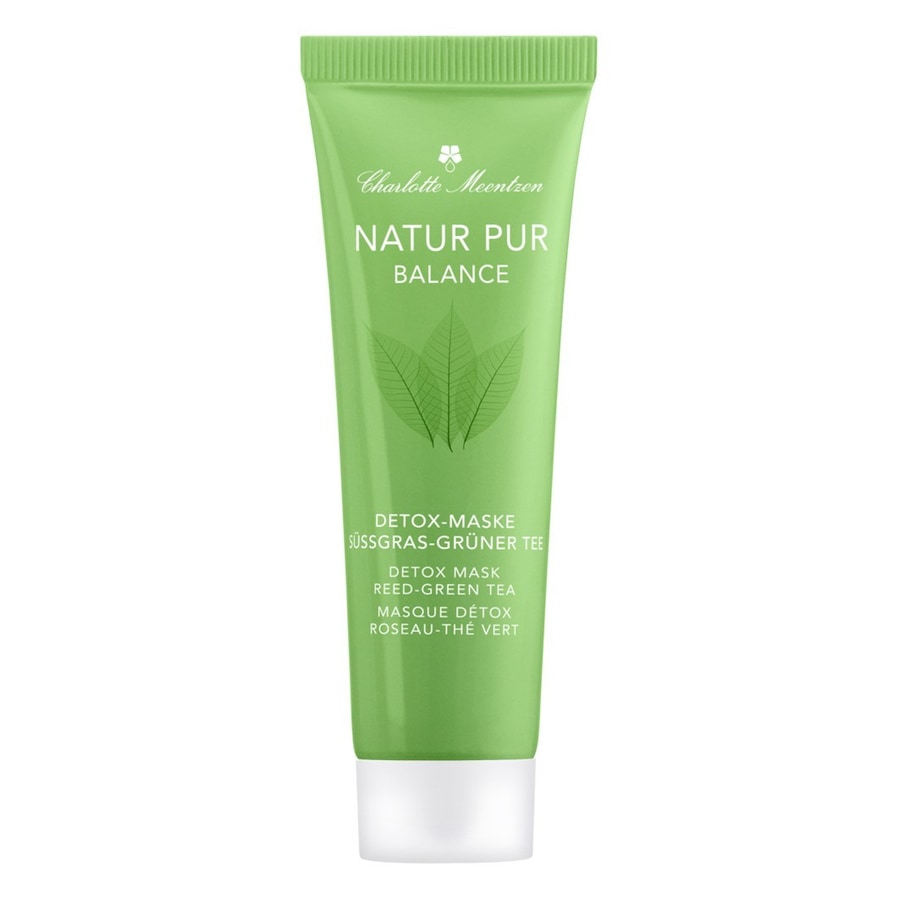 Charlotte Meentzen Natur Pur Balance Detox-Maske Süßgras-Grüner Tee Feuchtigkeitsmaske 30 ml Damen
