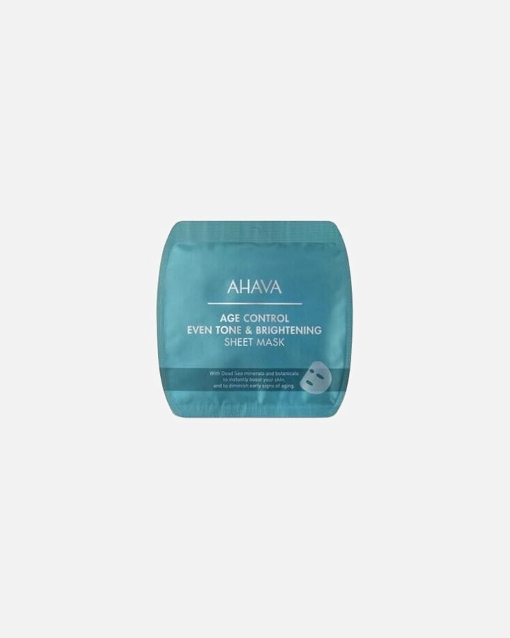 Tuchmaske für Unisex AHAVA Age Control Even Tone & Brightening Sheet Mask 17 g