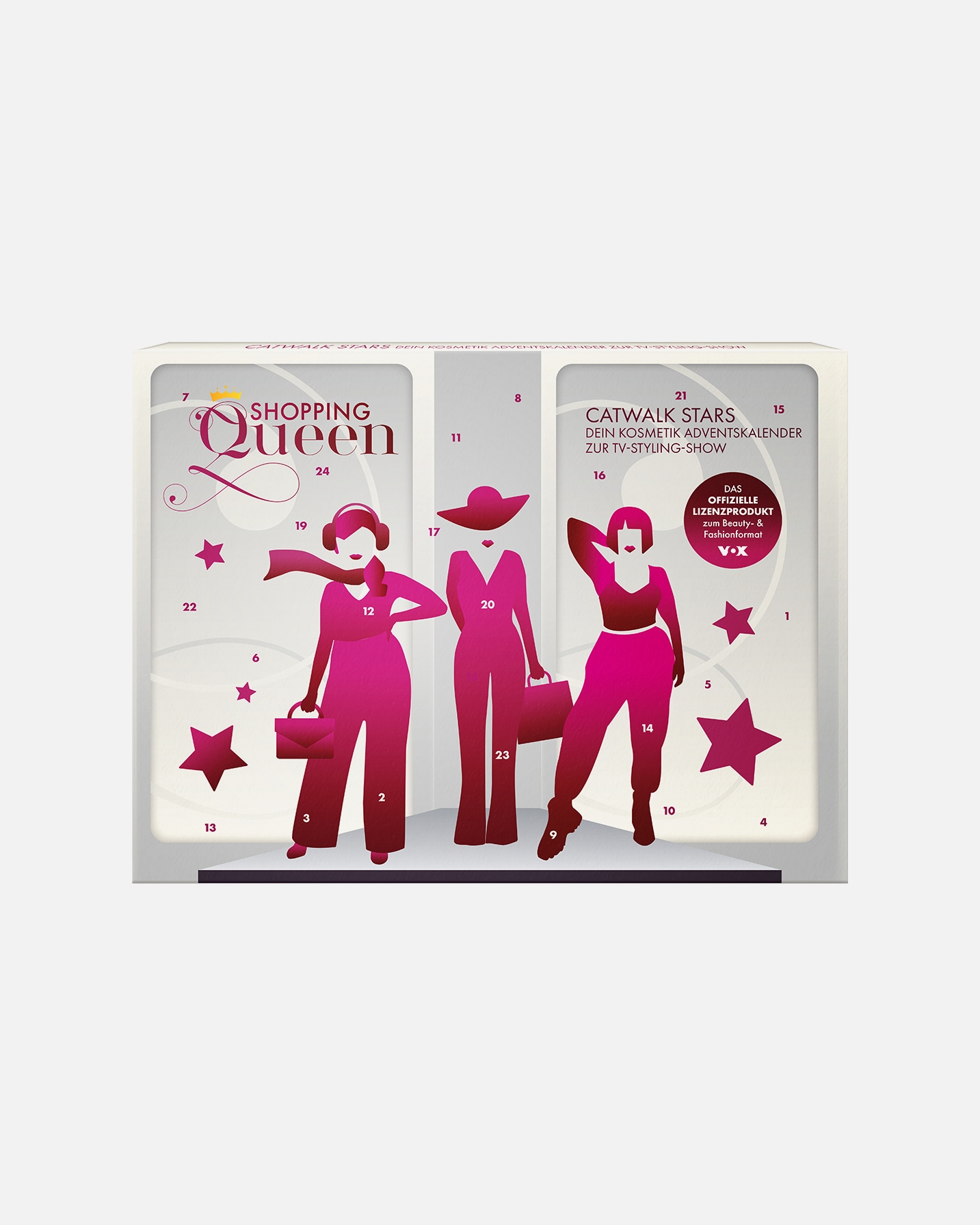 Adventskalender für Weiblich Shopping Queen MAKE-UP Glam Stars 1 Stück