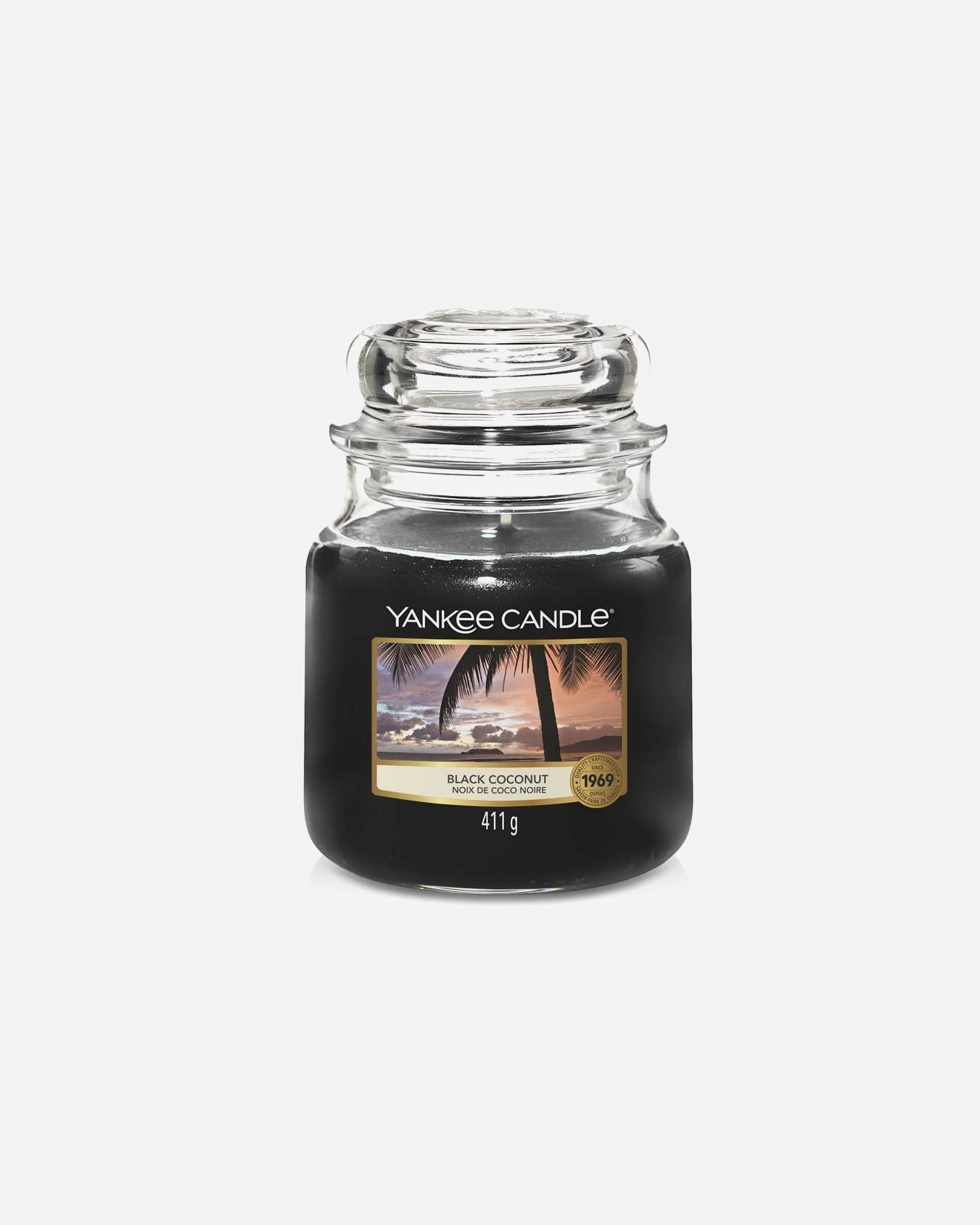Kerze für Unisex YANKEE CANDLE Default Brand Line Black Coconut 411 g - Original