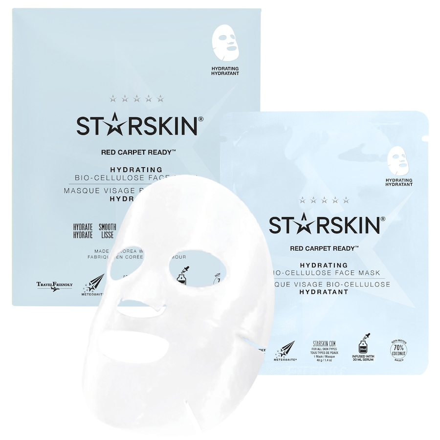 STARSKIN Red Carpet Ready Coconut Bio-Cellulose Hydrating Face Mask Feuchtigkeitsmaske 30 ml