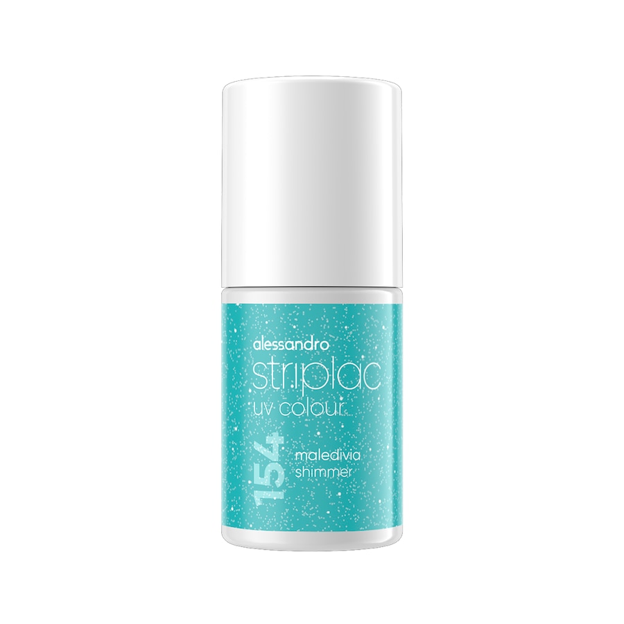 Alessandro Striplac Uv Colour UV-Nagellack Maledivia Shimmer 6.5 ml Petrol