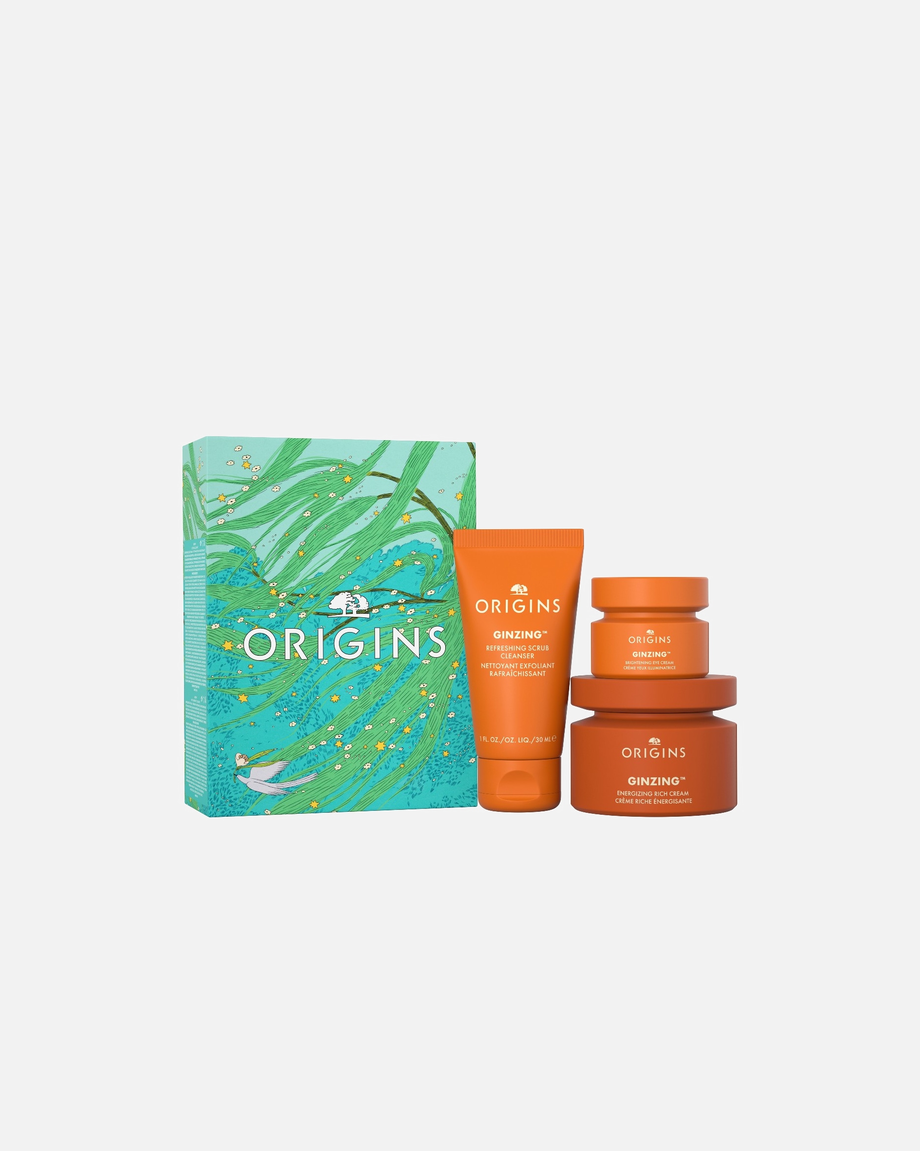 Gesichtspflegeset für Unisex Origins GinZing™ Glowing Essentials 1 Stück