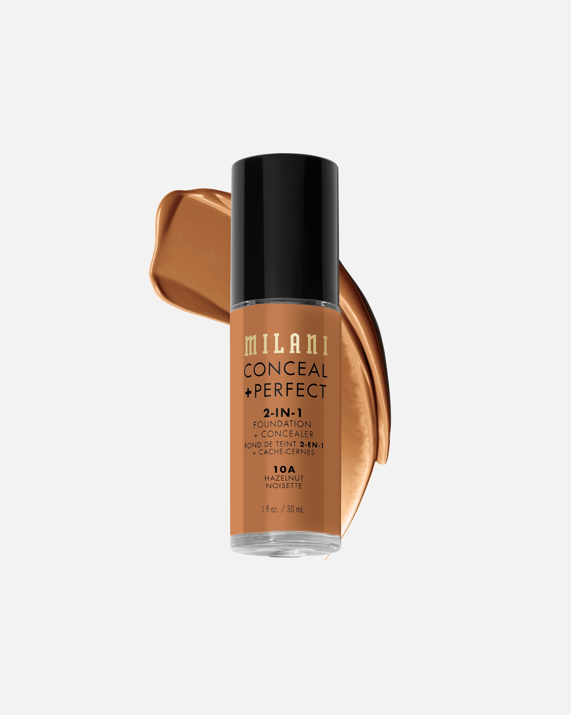 Foundation für Unisex Milani Conceal + Perfect 2in1 Hazelnut/ 10a