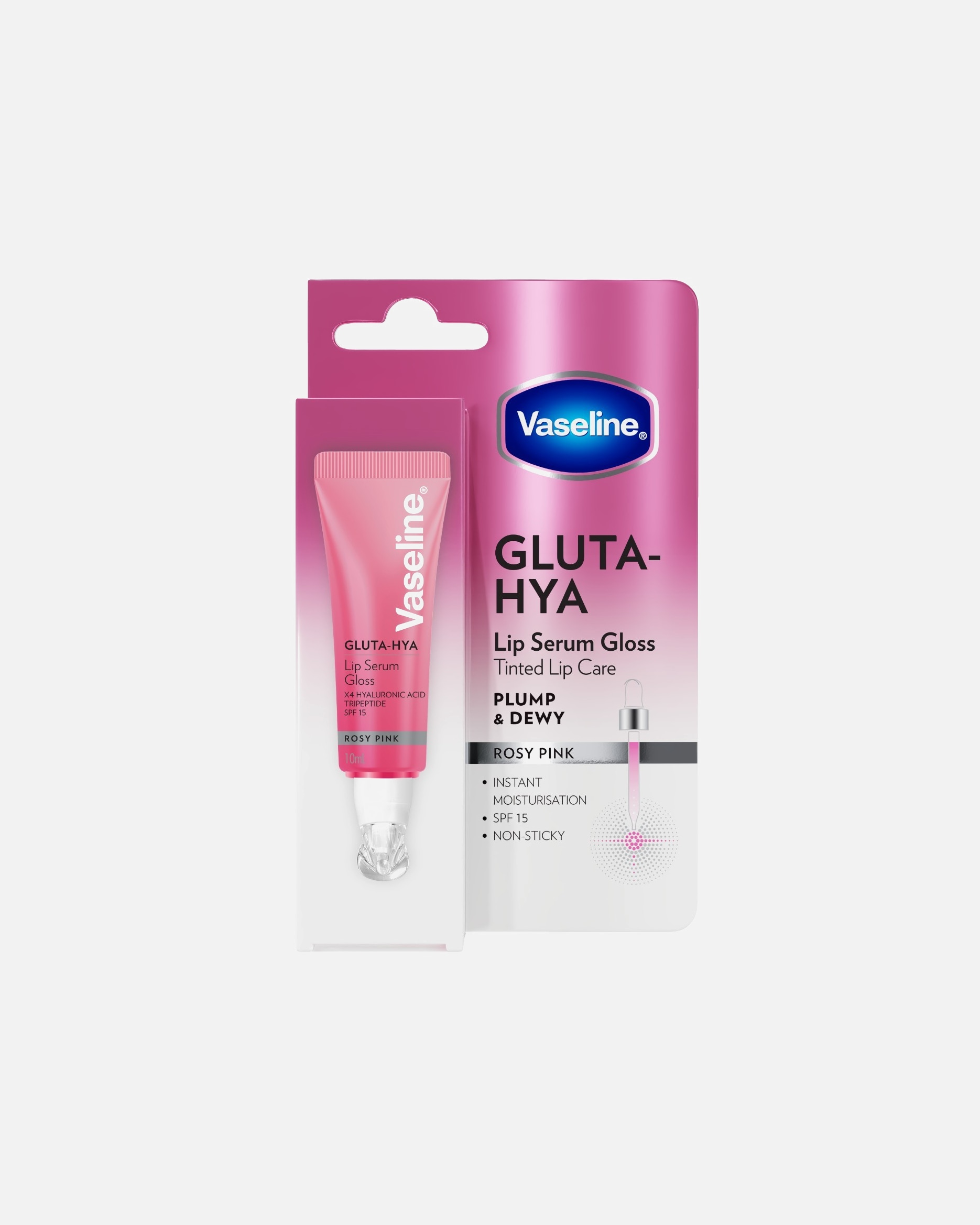 Lippenserum für Unisex Vaseline Gluta-Hya 10 ml