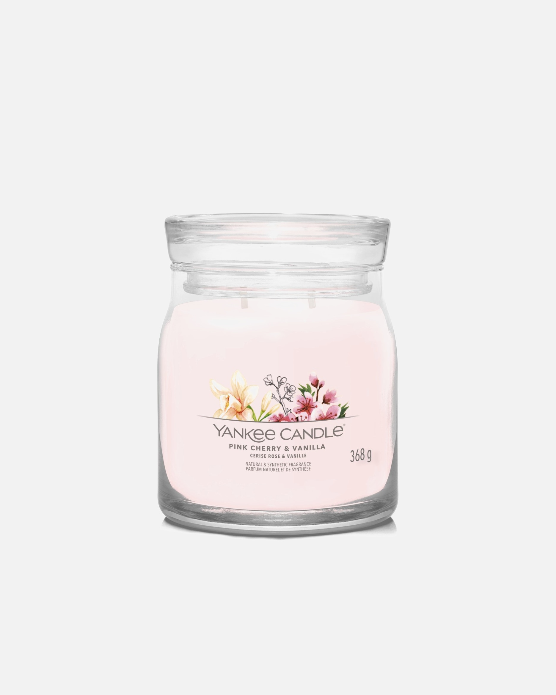 Kerze für Unisex YANKEE CANDLE Default Brand Line Pink Cherry & Vanilla 368 g - Signature