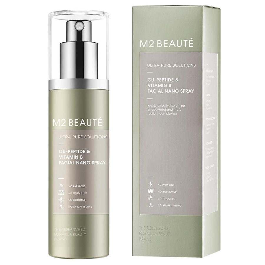 M2 Beauté Ultra Pure Solutions Cu-Peptide & Vitamin B Facial Nano Spray Gesichtsspray 75 ml