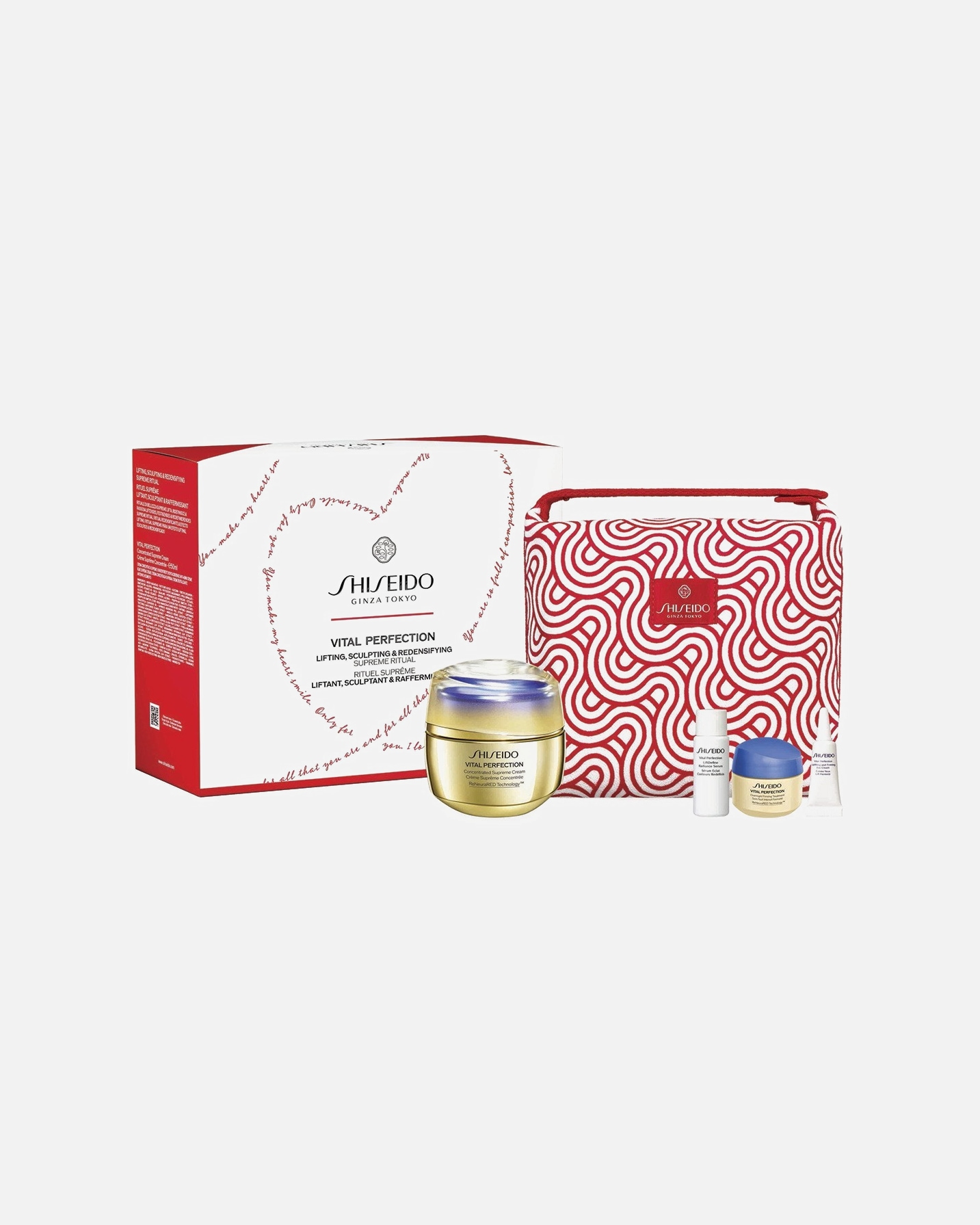 Gesichtspflegeset für Unisex Shiseido VITAL PERFECTION 1 Stück