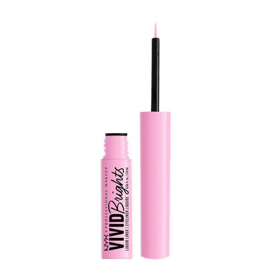 NYX Professional Makeup Vivid Brights Liquid Liner Eyeliner 9 - SNEAKY PINK 2 ml Silber