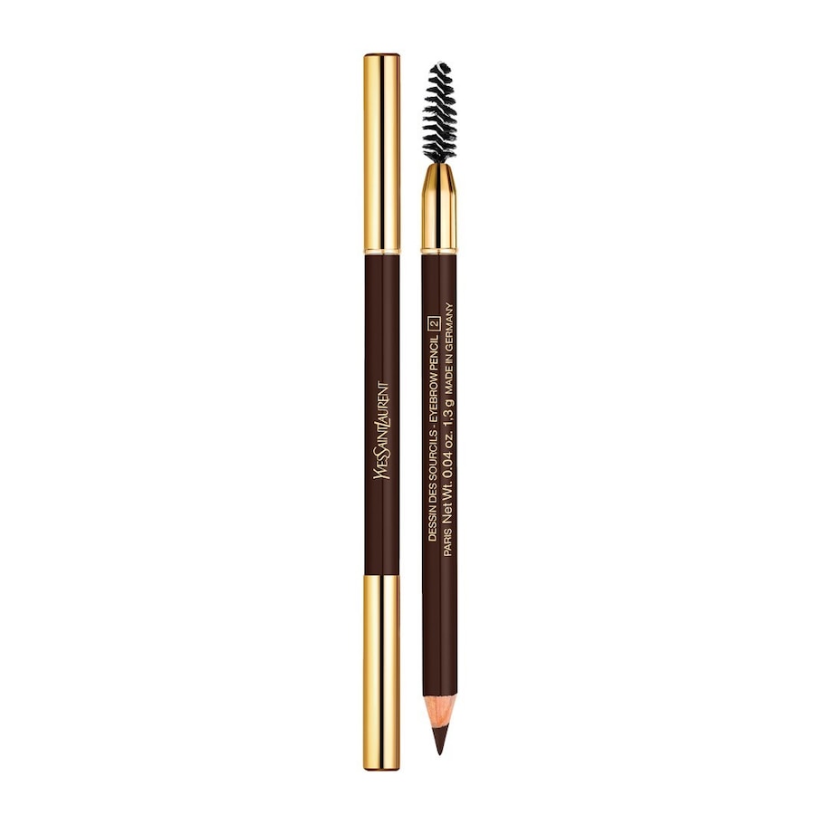 Yves Saint Laurent Dessin Des Sourcils Augenbrauenstift Nr. 02 - Dunkelbraun 1.3 g Schwarz