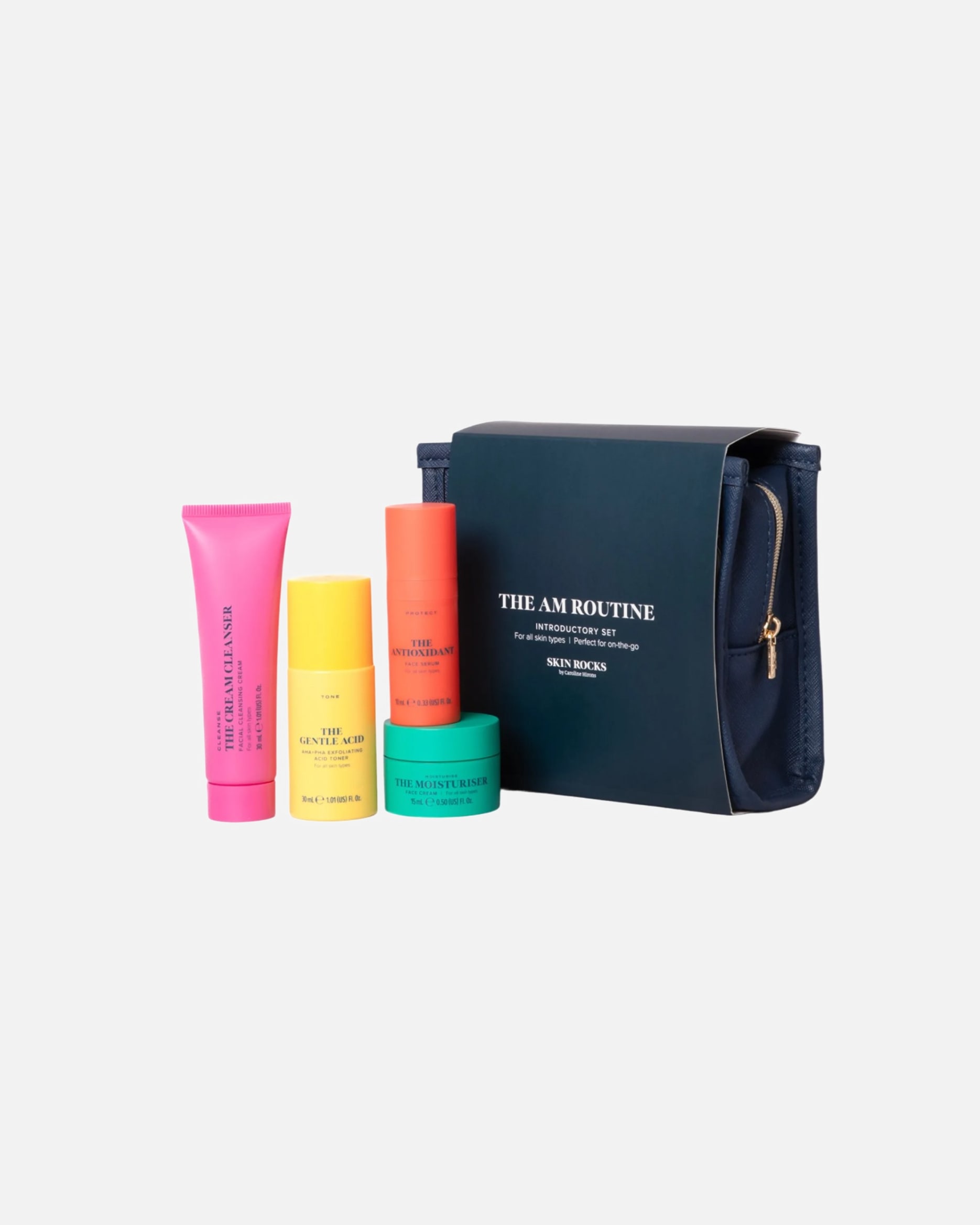 Gesichtspflegeset für Unisex Skin Rocks Default Brand Line The AM Set 1 Stück