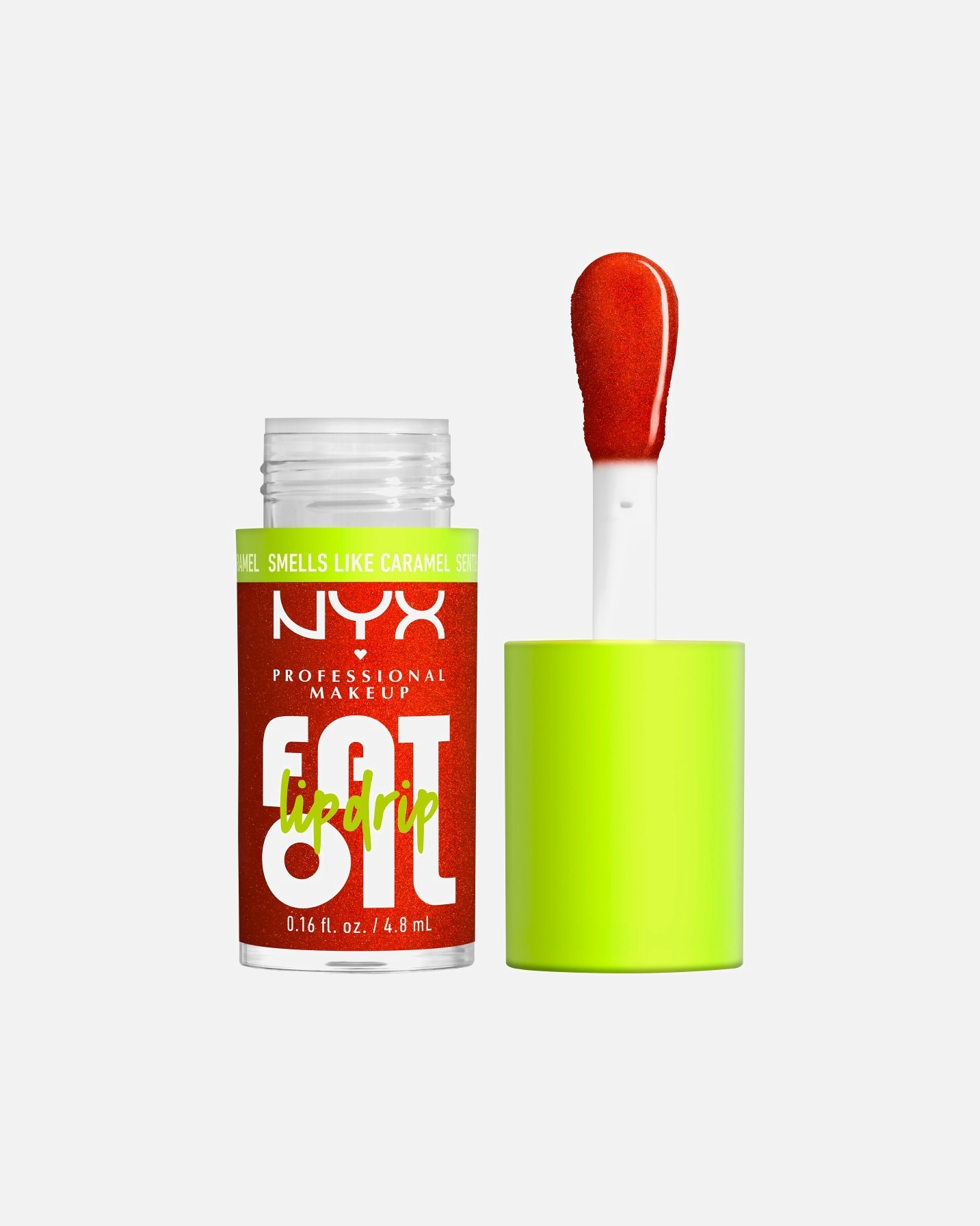 Lipgloss für Unisex NYX Professional Makeup Default Brand Line Fat Oil Lip Drip CARAMELT MAMI