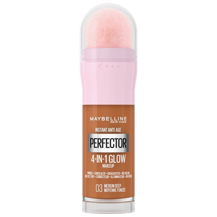 Maybelline Instant Perfector Glow 4-in-1 Make-Up Foundation 03 - MEDIUM-DEEP 20 ml Braun