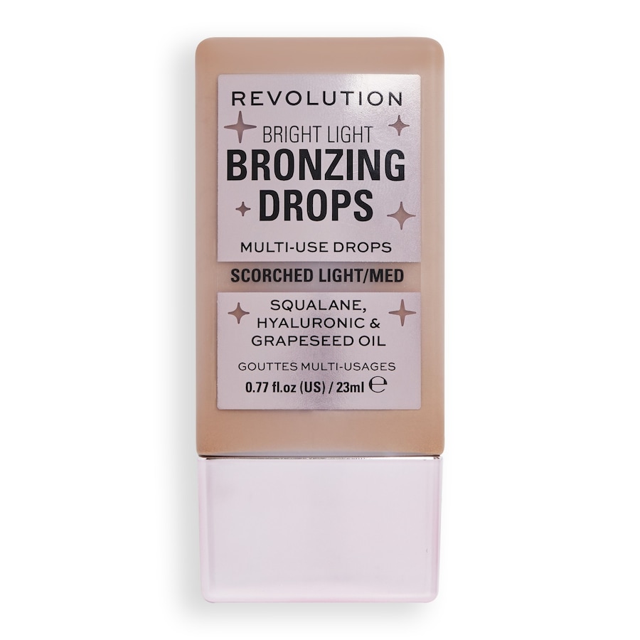 REVOLUTION Bright Light Blush Drops Pink Rosie Bronzer Bronze Scorched 23 ml Braun