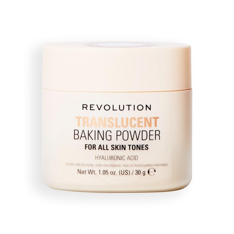 REVOLUTION Loose Baking Powder Puder TRANSLUCENT 30 g Weiss