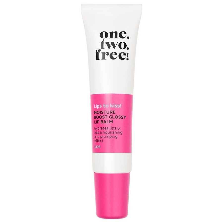 one.two.free! Moisture Boost Glossy Lip Balm Lippenbalsam 02 Naked Nude 13 g Hellbraun