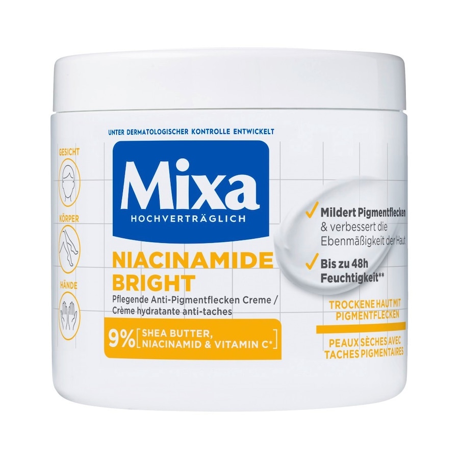 Mixa Niacinamide Bright Anti-PigmentfleckenKörper | 400.0 ml | 19,98 / 1.0 l