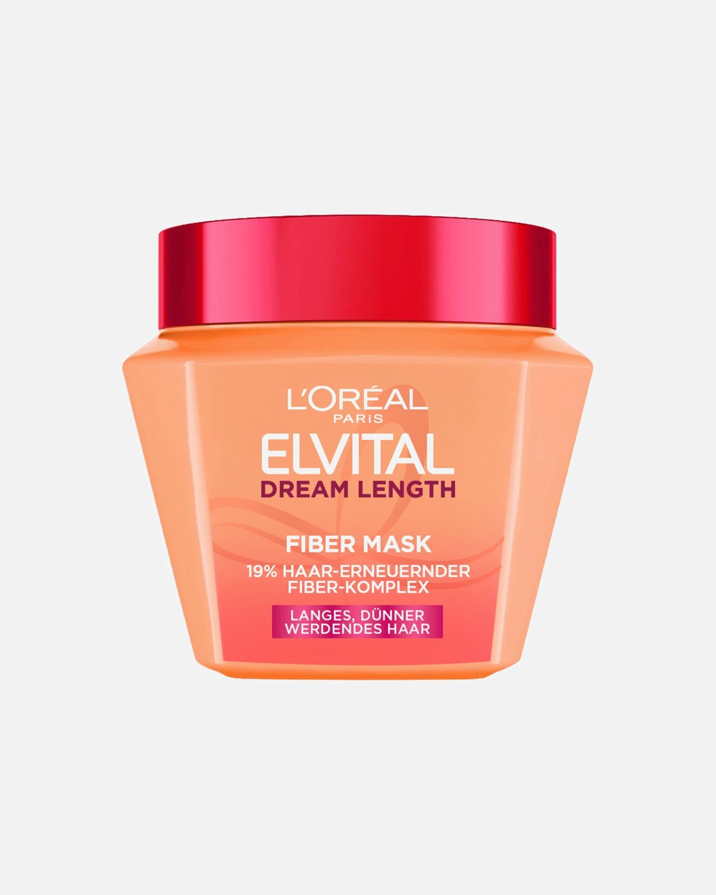 Haarmaske für Unisex L’Oréal Paris Elvital Dream Length Fiber 300 ml