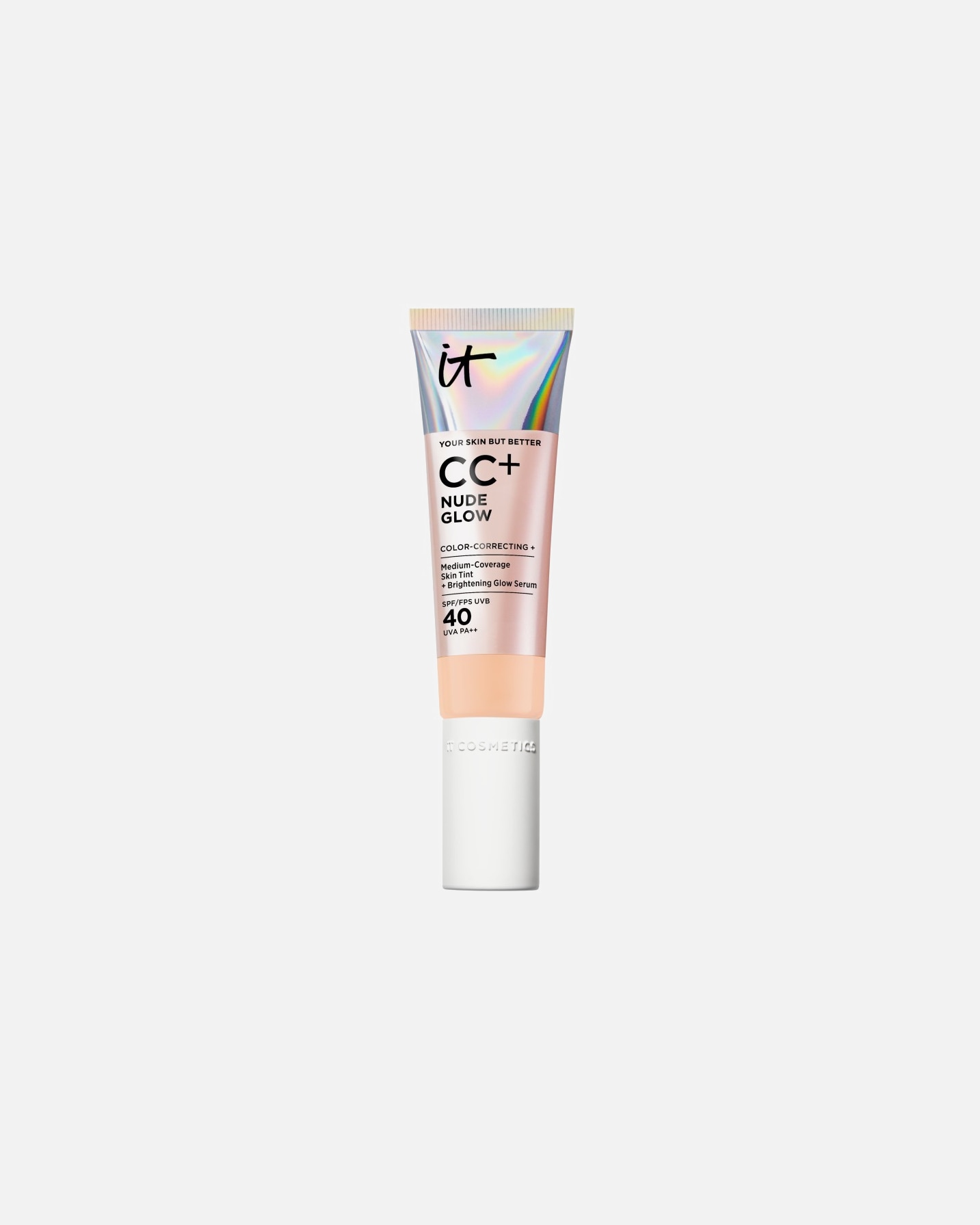 CC Cream für Unisex IT Cosmetics Your Skin But Better CC+ Nude Glow LSF 40 LIGHT MEDIUM