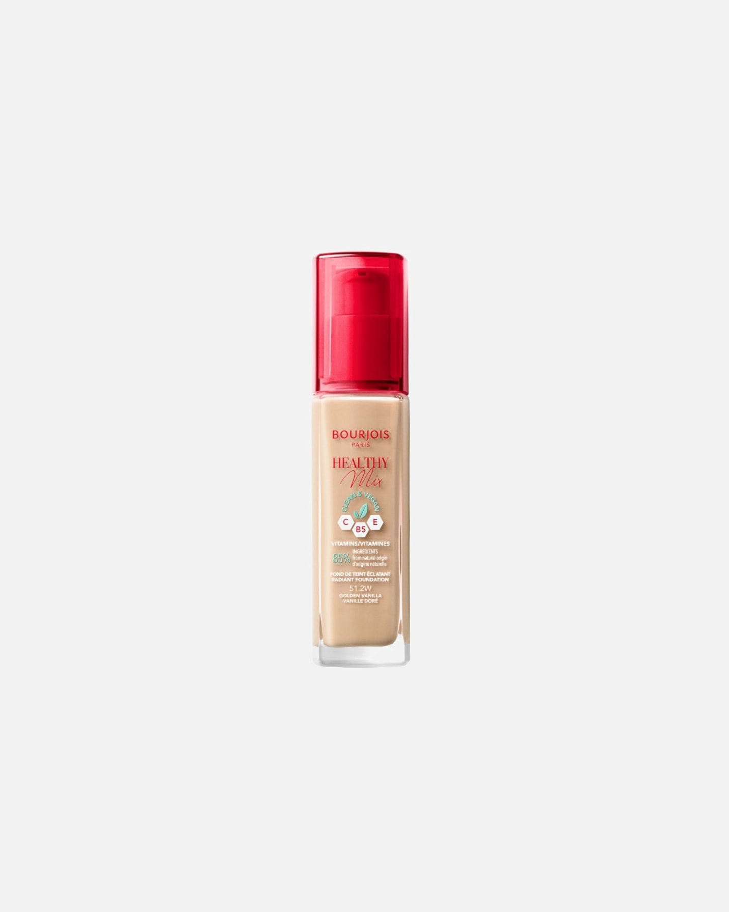 Foundation für Weiblich Bourjois Healthy Mix Foundation 51.2 Golden Vanilla