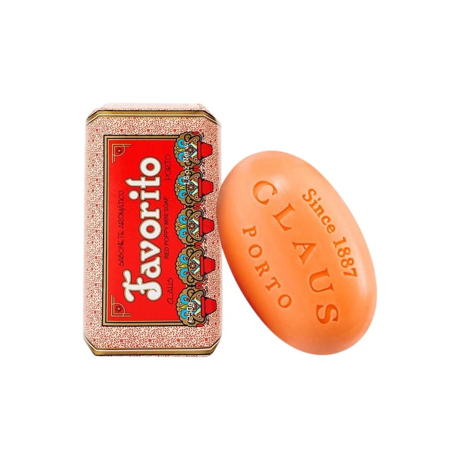 Claus Porto Favorito Red Poppy Mini SoapKörper | 50.0 g | 181,80 / 1.0 kg