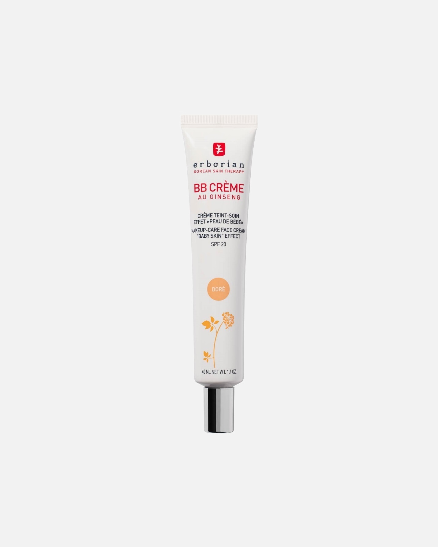 BB Cream für Unisex ERBORIAN Au Ginseng DORÉ - 40 ml