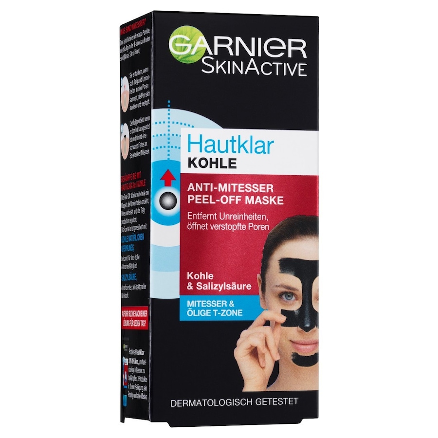 Garnier Skin Active Hautklar Kohle Peel Off Aktivkohle Maske 50 ml Damen
