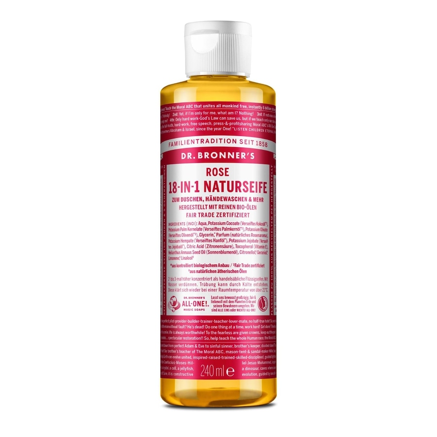 Dr. Bronner's 18-in-1 NATURSEIFE Rose Duschgel 240 ml