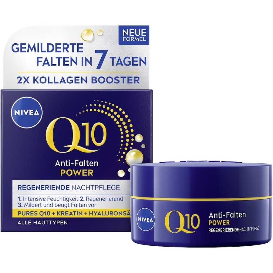 NIVEA Q10 Anti-Falten POWER Regenerierende Nachtcreme 50 ml Damen