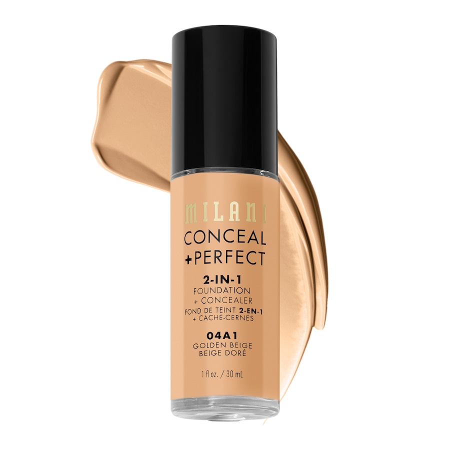 Milani Conceal + Perfect 2in1 Foundation 04A1 - GOLDEN BEIGE 30 ml Hellbraun