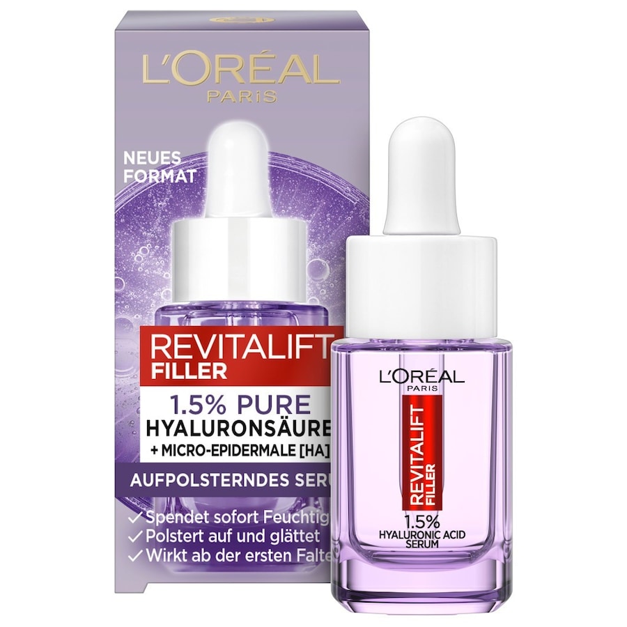 L’Oréal Paris Revitalift Filler Anti-Falten Serum Feuchtigkeitsserum 15 ml Damen