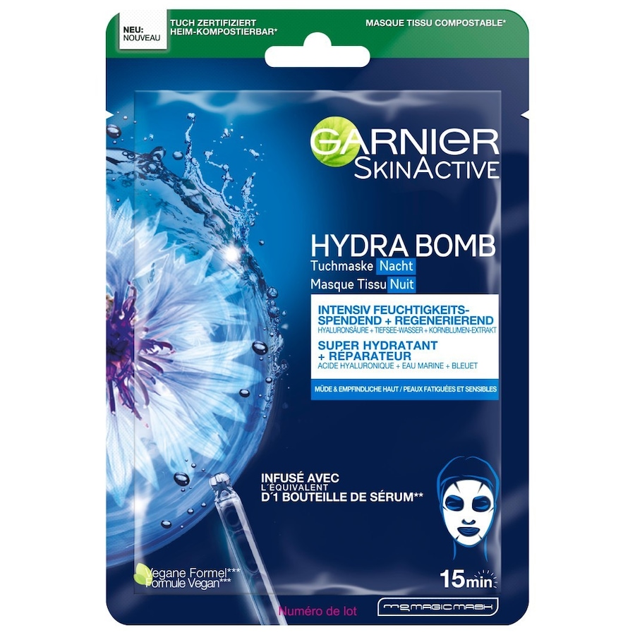 Garnier Skin Active Hydra Bomb Nacht Tuchmaske 28 g