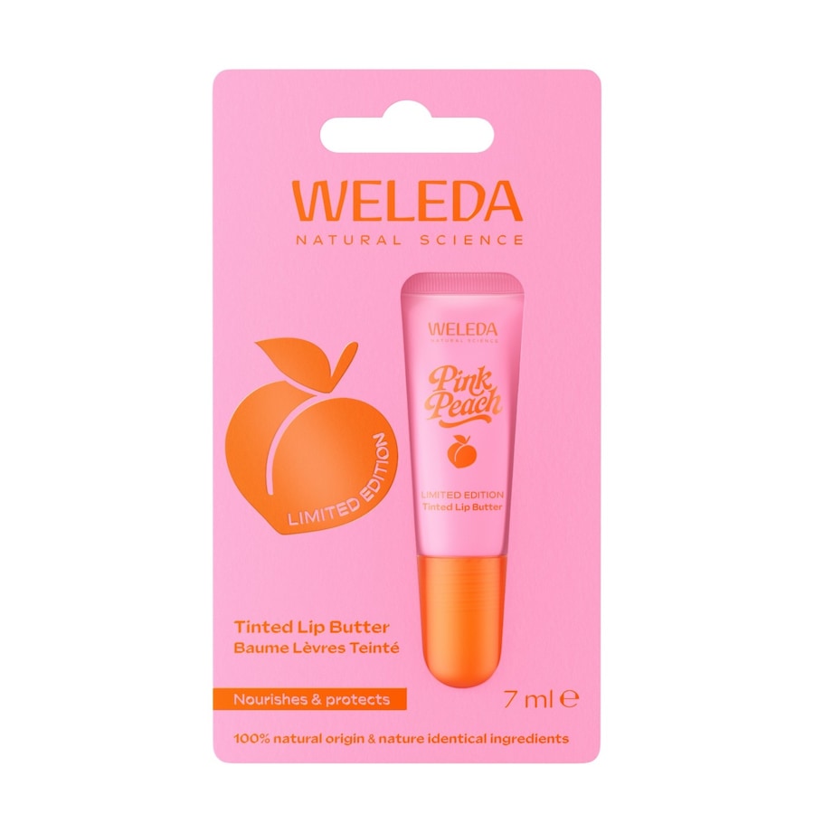Weleda Pink Peach Lip Balm Lippenbalsam 7 ml